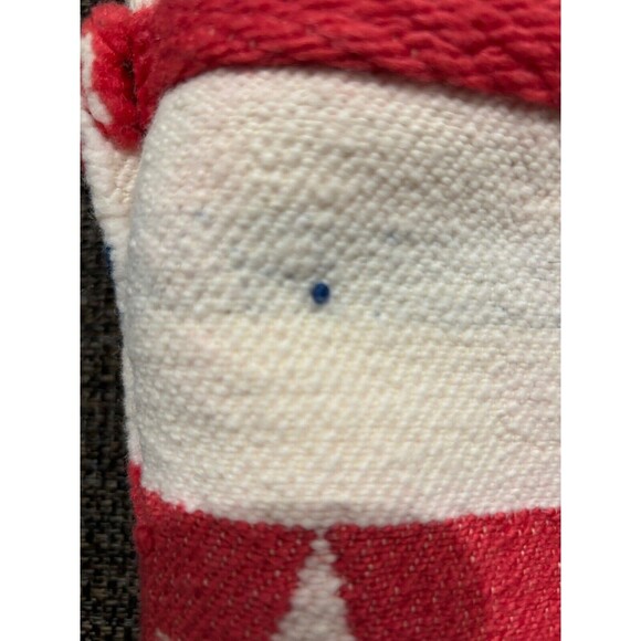 UNBRANDED Red White Blue Stars Greek Woven Vintage Hippie Tote Crossbody Bag - Picture 6 of 7